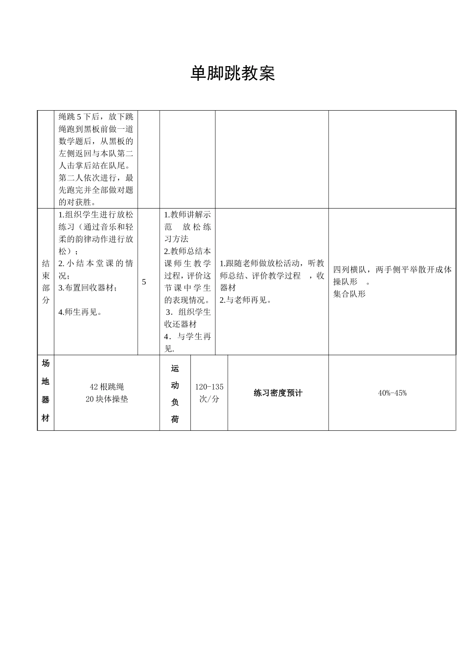 单脚跳教学设计作品集_第3页