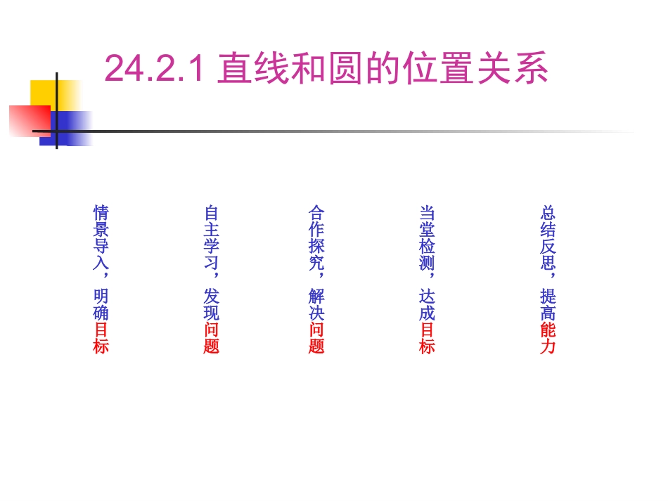直线和圆的位置关系定稿_第2页