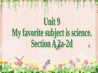 新目标七年级上册第九单元第二课时