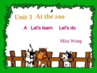六年级Unit3AtthezooALet'slearn课件