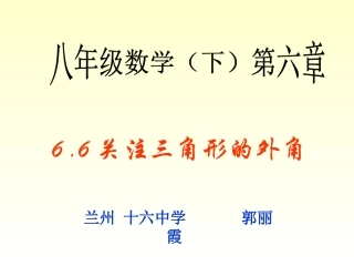 关注三角形的外角 (2)