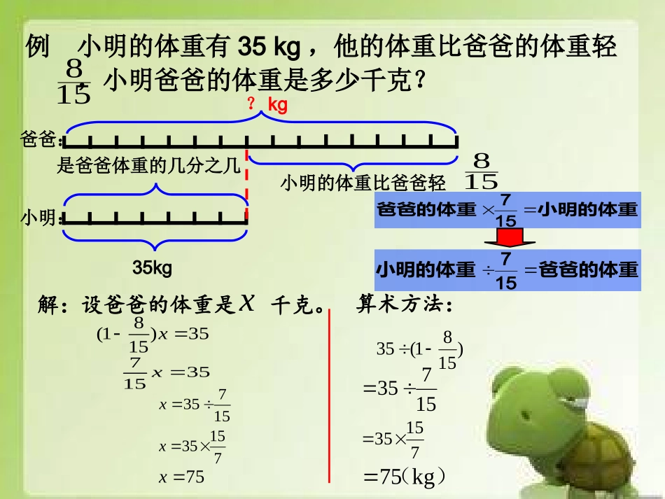 新人教版六年级上册数学分数除法例4、例5_第3页