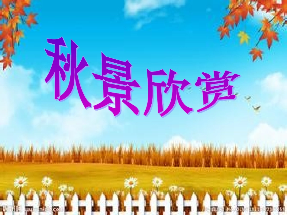 美术活动课件《留住秋天》_第2页