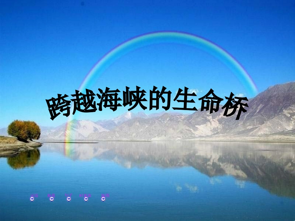 跨越海峡的生命桥 (4)_第1页