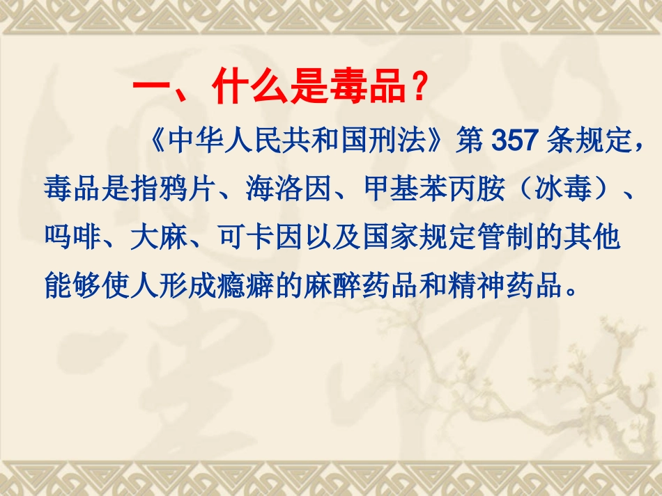 禁毒班会课件_第2页