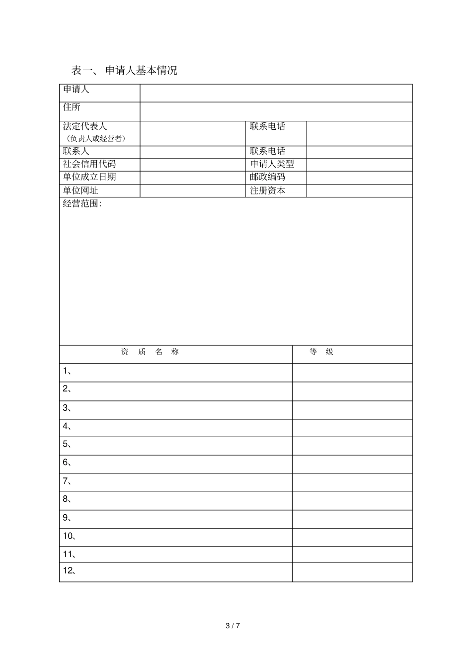 2019年江西守合同重信用公示申请表_第3页