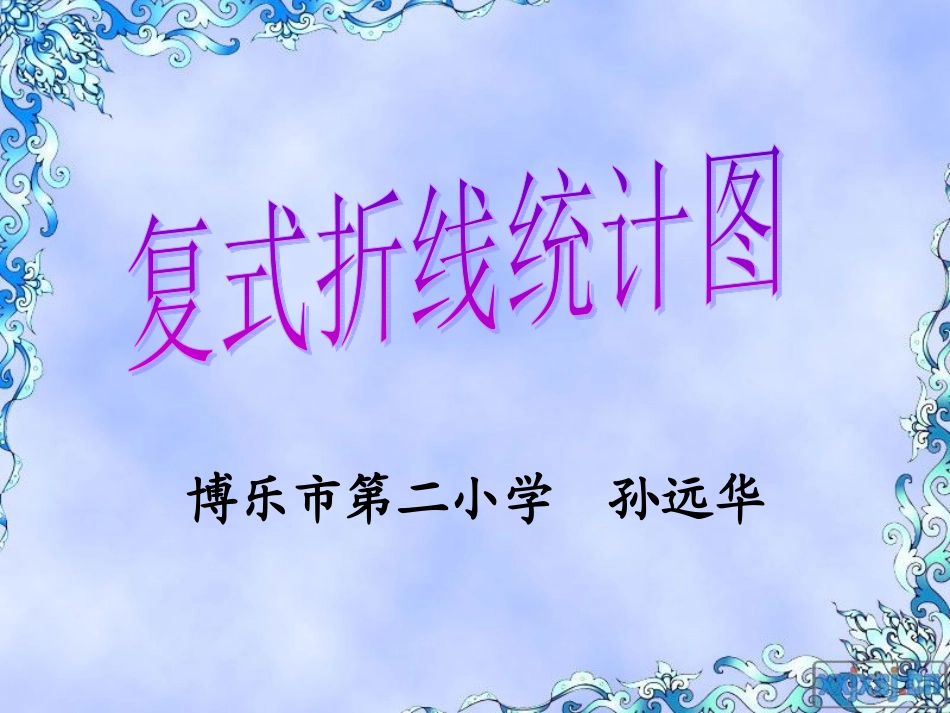 五年级下册第六单元复式折线统计图课件_第1页