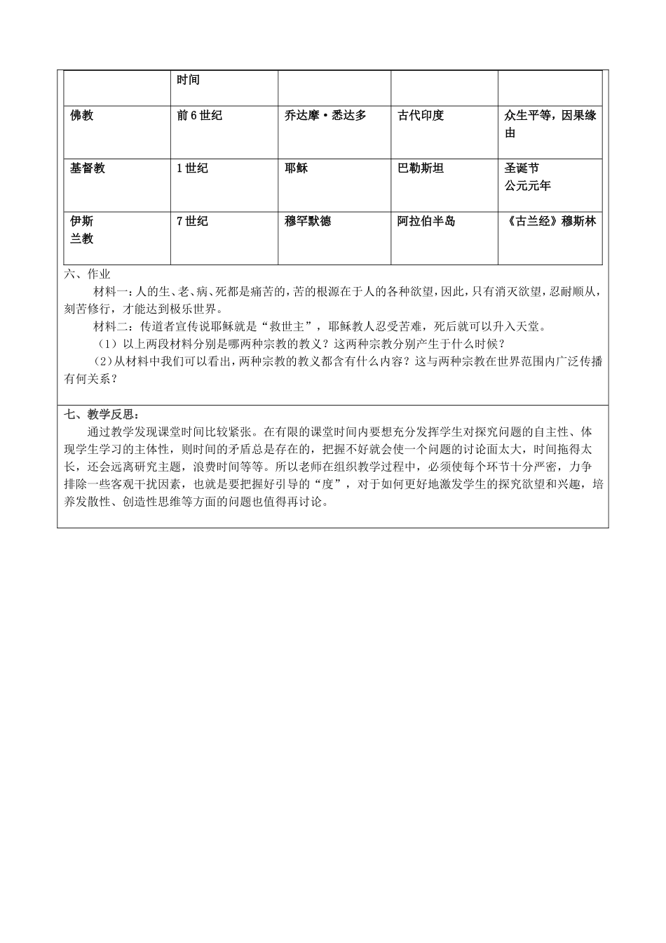 《古代科技与思想文化(一)》教案设计_第3页