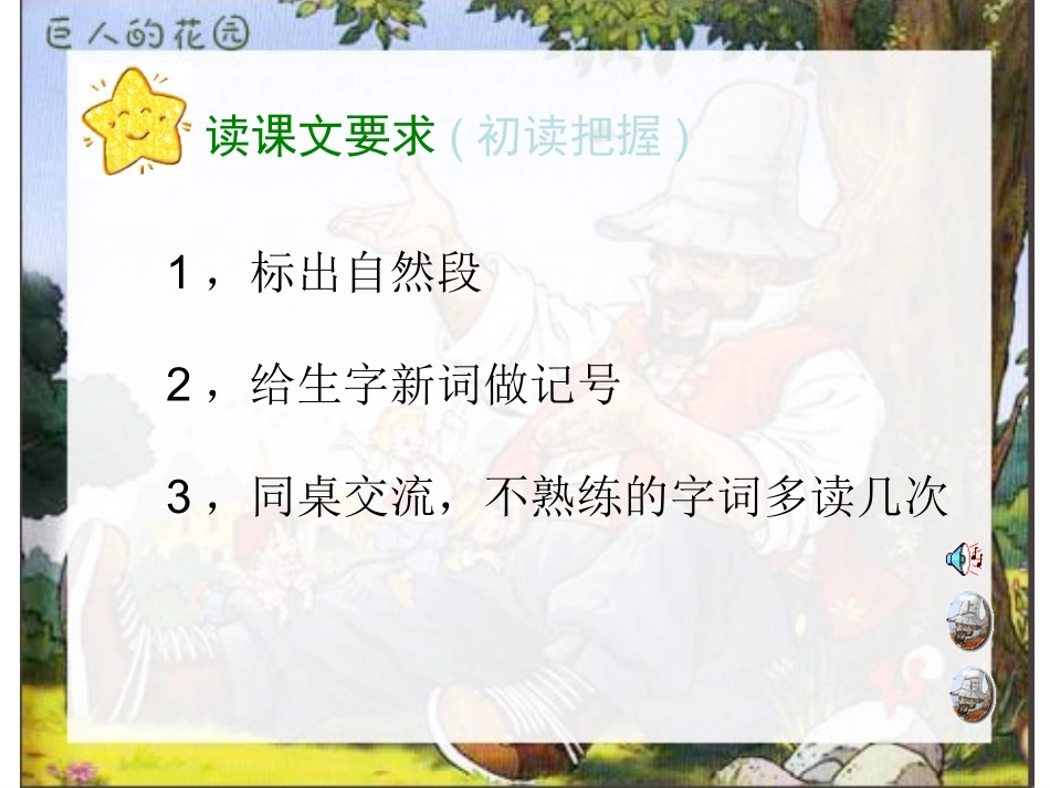 人教版四年级上册《巨人的花园》课件_第2页