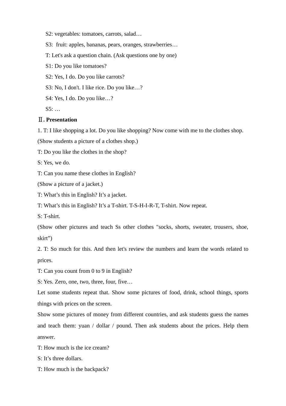 七年级上册Unit7教案_第3页