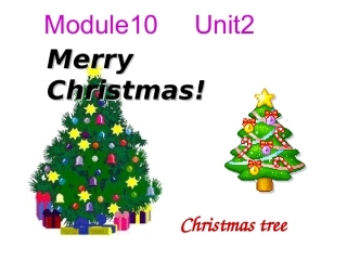 外研社小学英语三起四年级上册Module_10_Unit2_Merry_Christmas