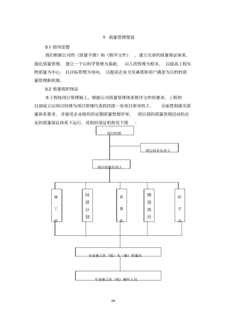 2019年质量管理策划