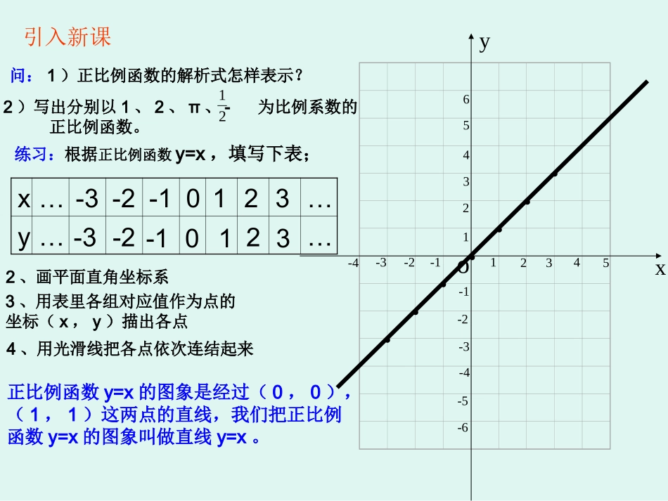 正比例函数的图象和性质_第2页