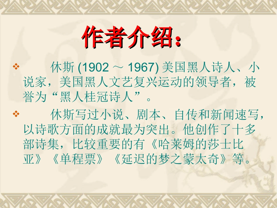 黑人谈河流课件1_第2页