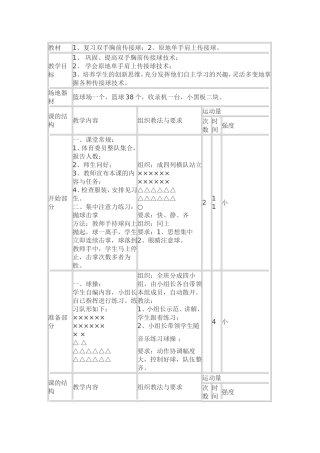 原地单手肩上传接球。