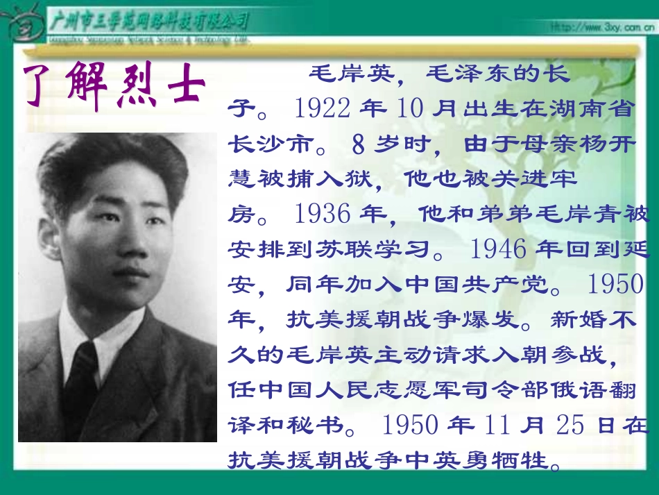 青山处处埋忠骨课件_第2页