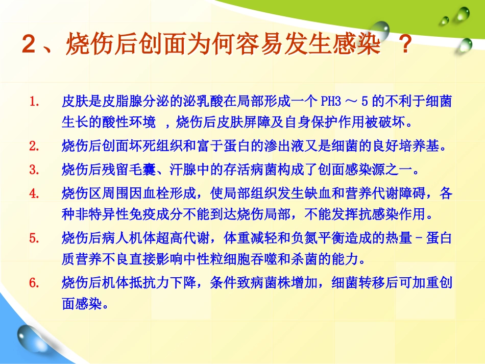烧伤感染与抗生素使用_第3页