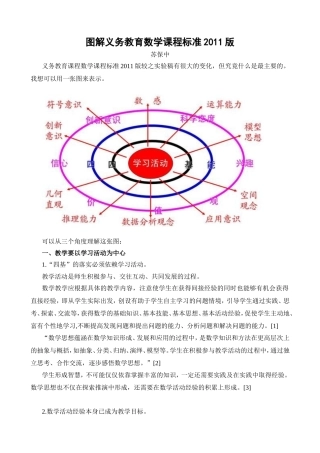 图解义务教育数学课程标准2011版