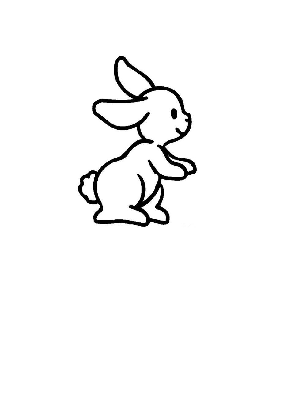 儿童涂色简笔画动物篇-A4打印-15个_第2页