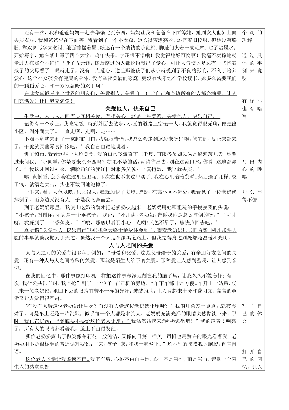 六年级语文作文类型及范文_第2页