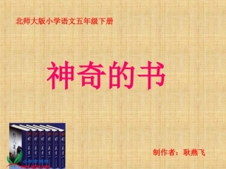 《神奇的书》第二课时