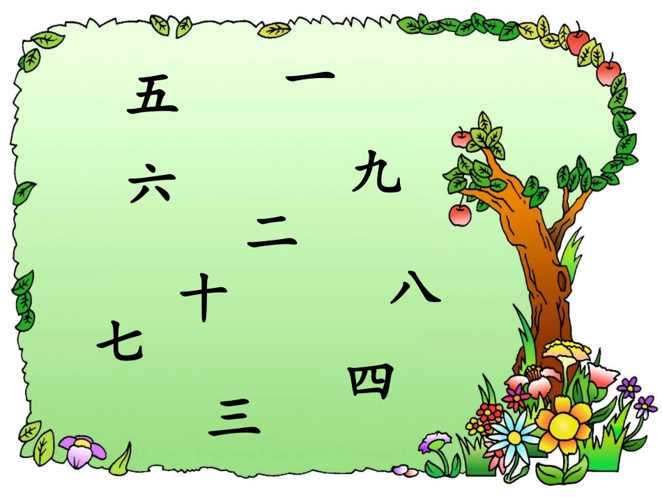 识字1一去二三里课件_第3页