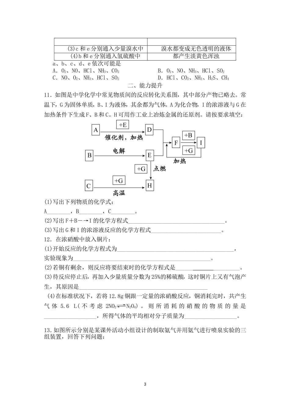 专题六氮及其化合物_第3页