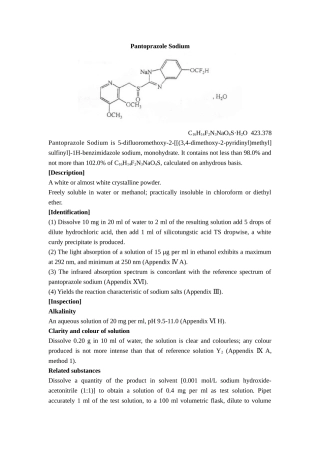 Pantoprazole-Sodium-中国药典标准翻译
