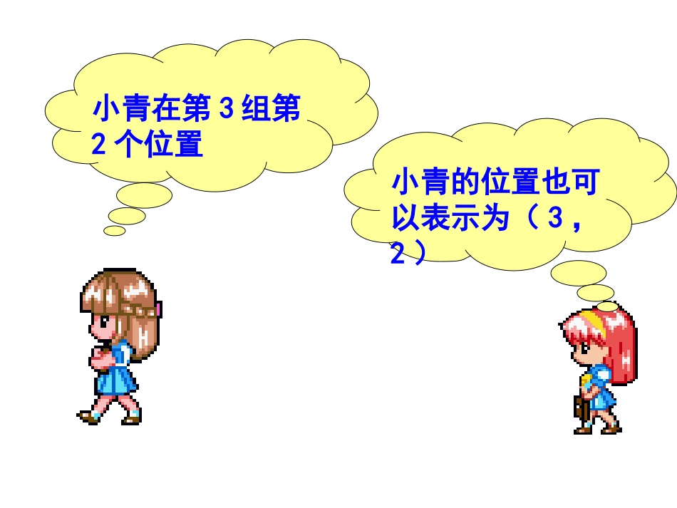 四年级上册北师大版数学确定位置一课件_第3页