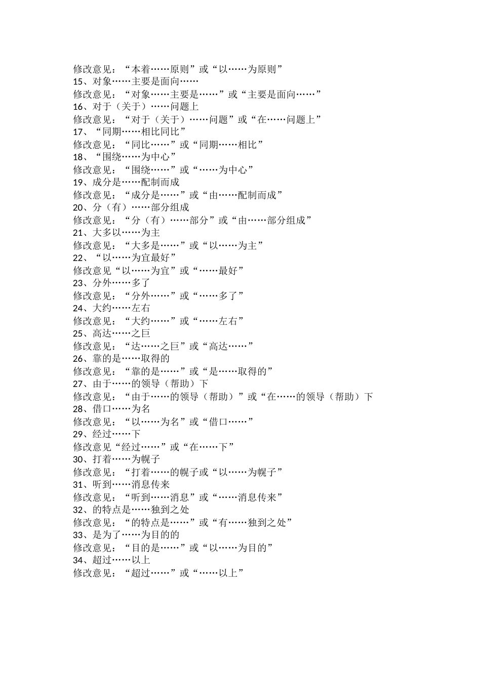 常见病句杂糅格式_第3页