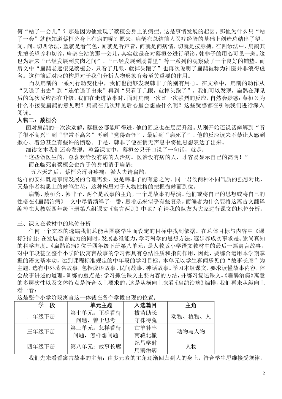 《扁鹊治病》文本解读_第2页
