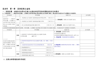 三级医院评审医务科负责部分
