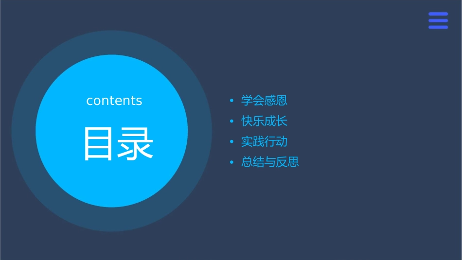 初中主题班会《学会感恩快乐成长》课件_第2页