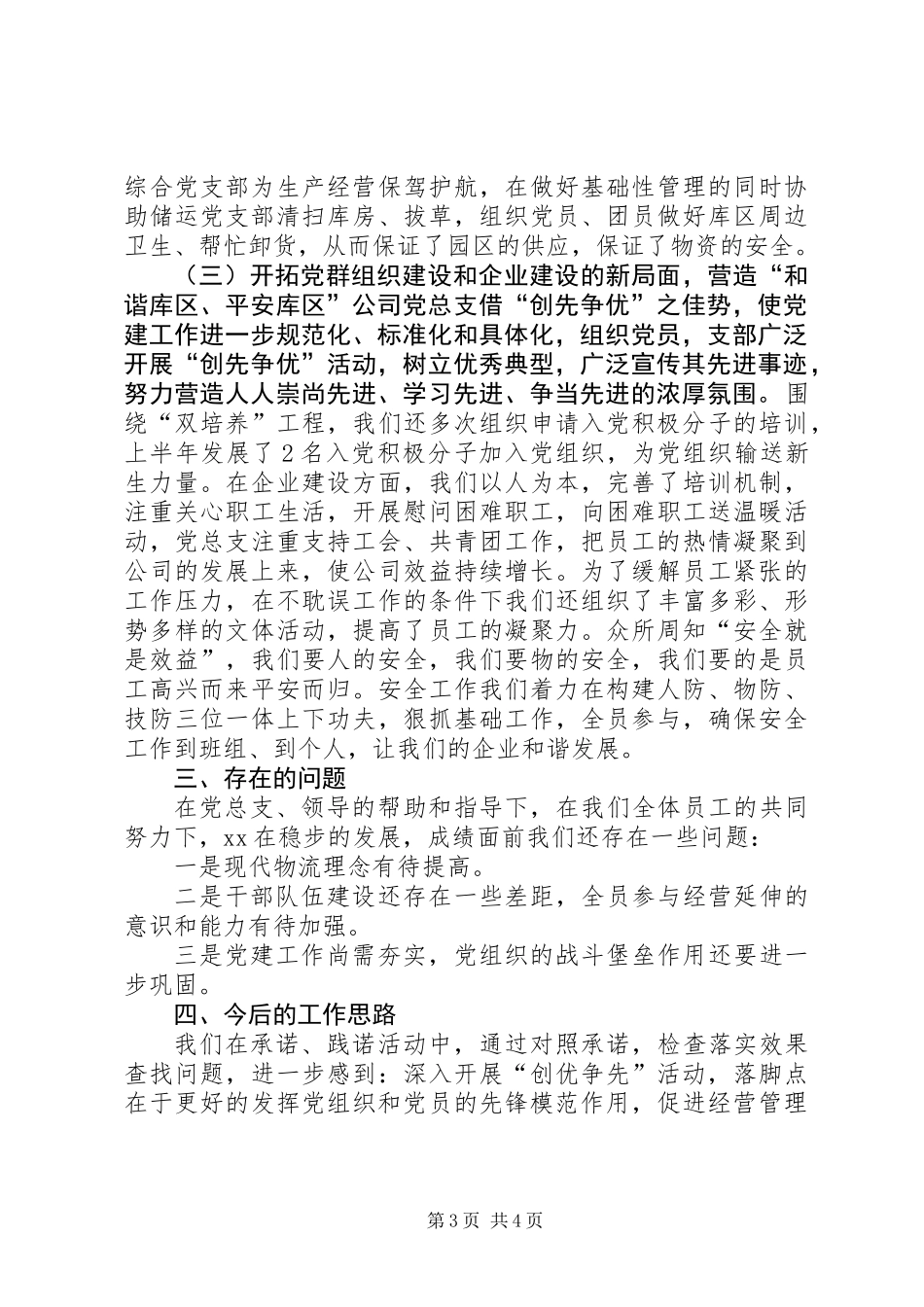 党总支工作汇报_第3页