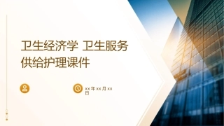 卫生经济学 卫生服务供给护理课件