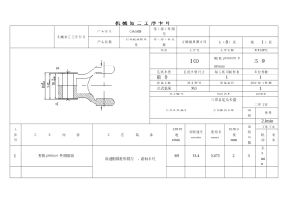 后钢板弹簧吊耳工序卡