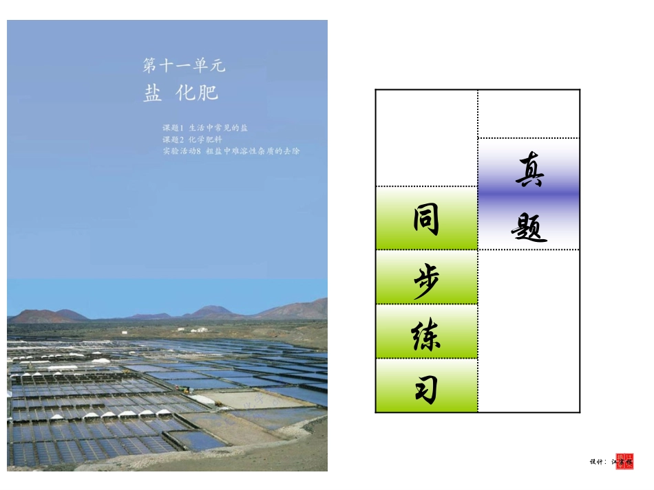 2014年中考一模复习·第十一单元《盐_化肥》真题练习(教师用)_第1页