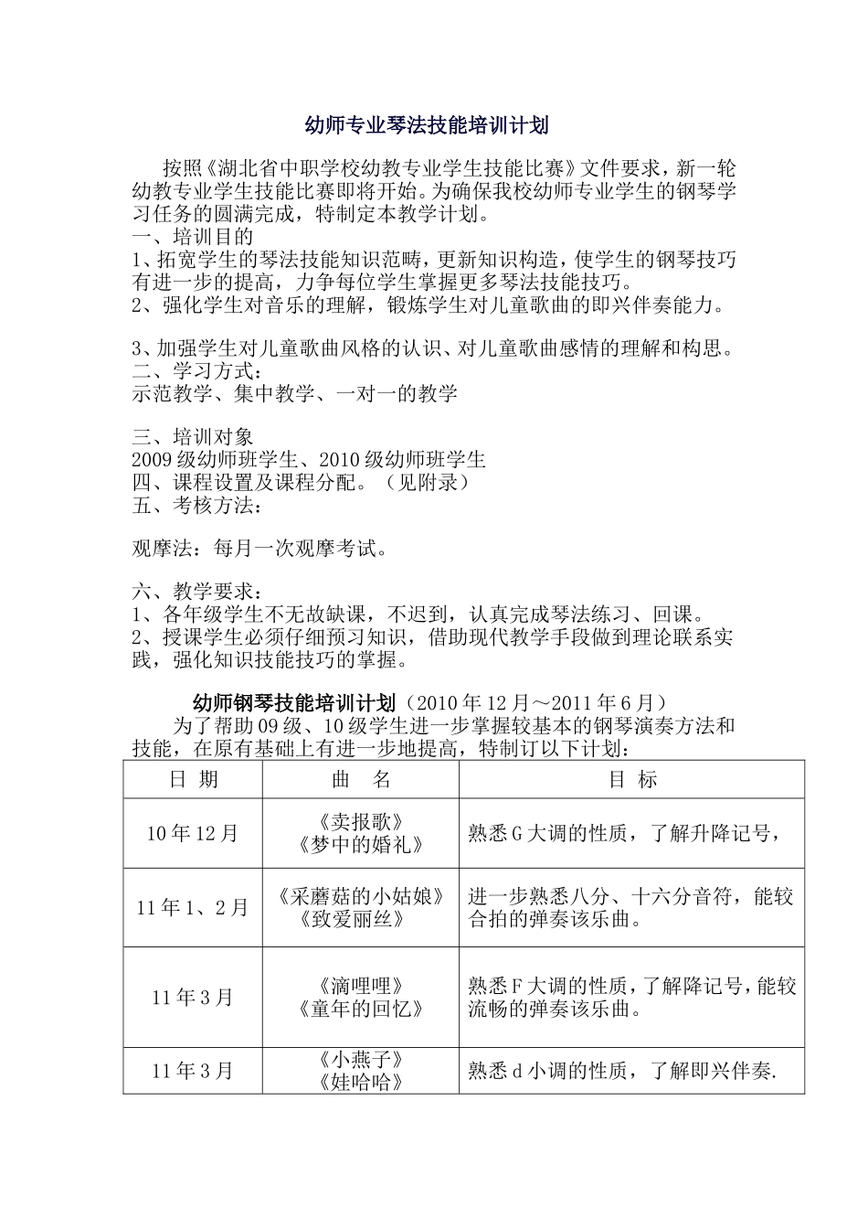 比赛培训计划_第1页