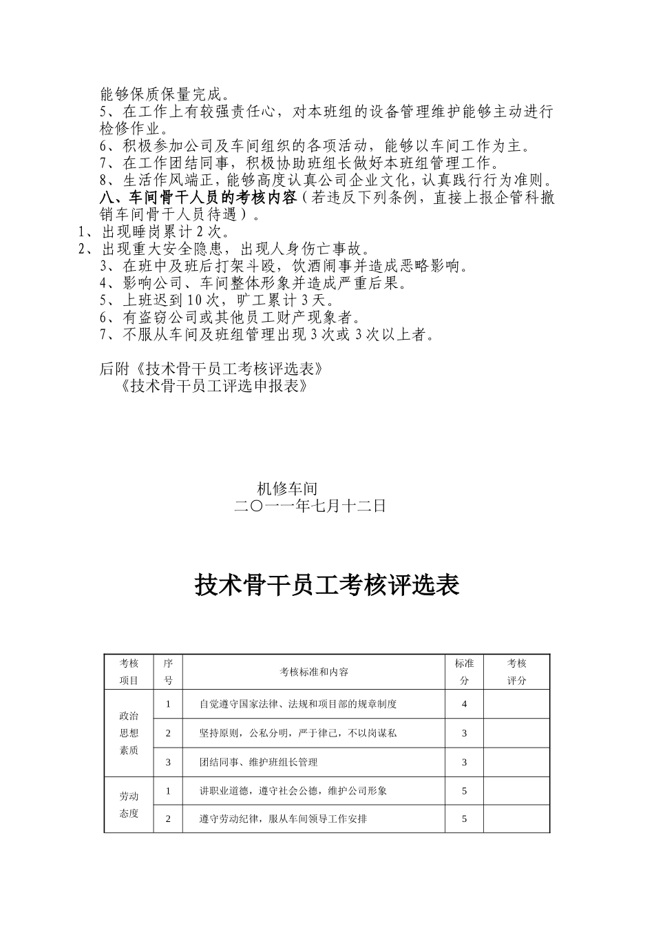 机修车间骨干员工评选办法_第2页