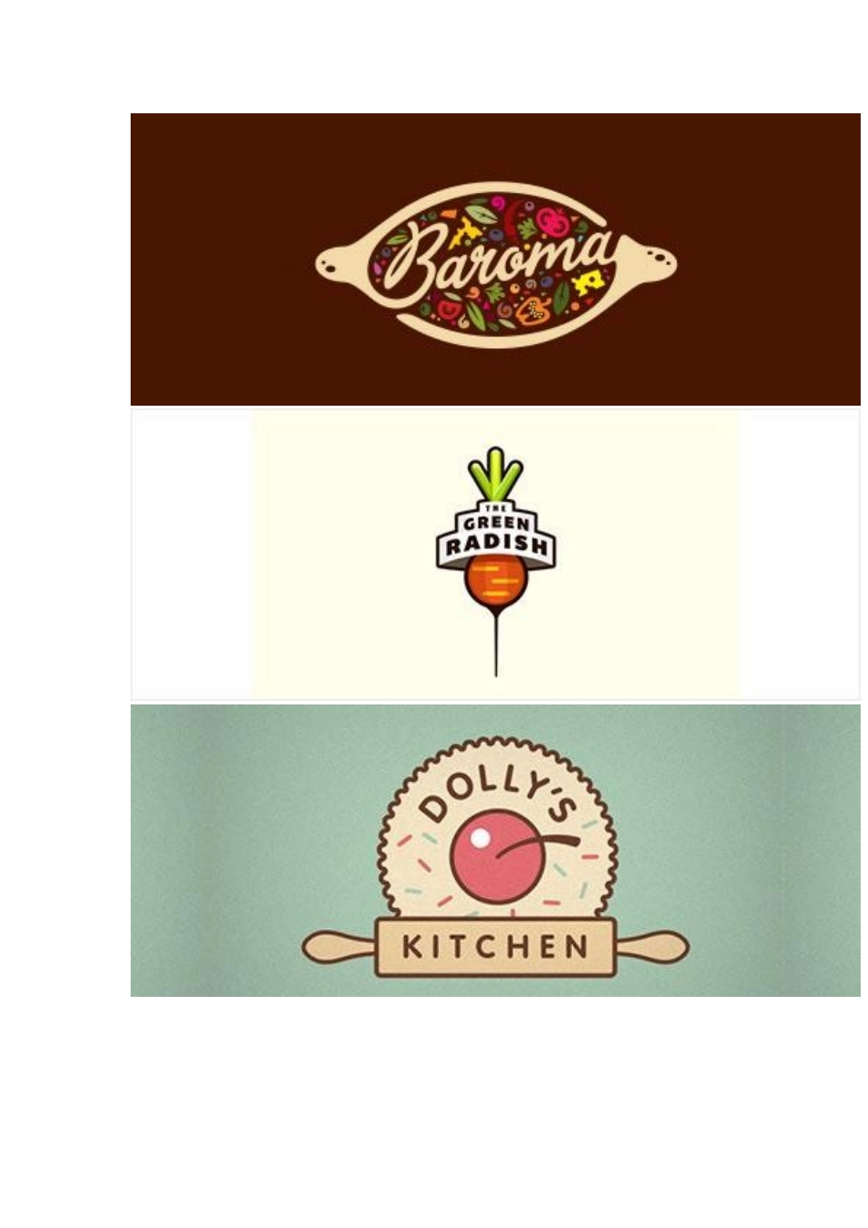 可爱的西餐美食LOGO设计_第2页