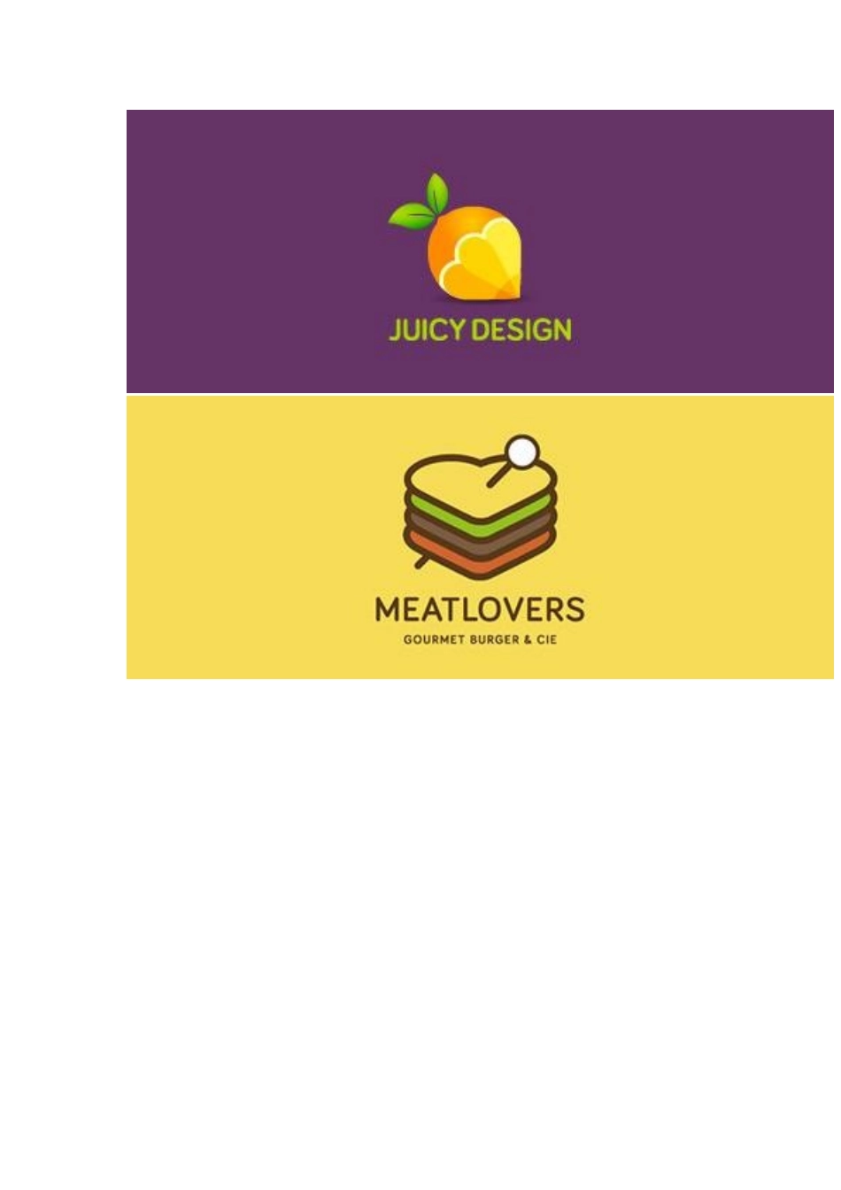 可爱的西餐美食LOGO设计_第3页