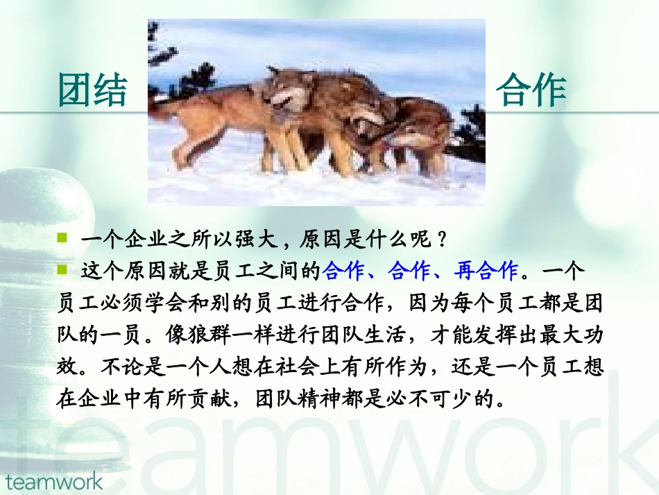 狼性员工-团队精神_第2页