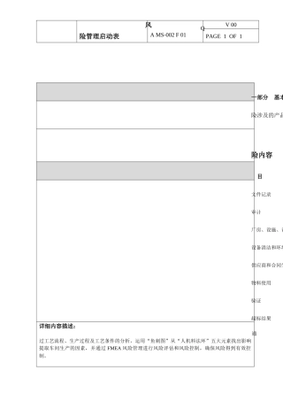 比较详尽的药厂提取车间风险评估分析