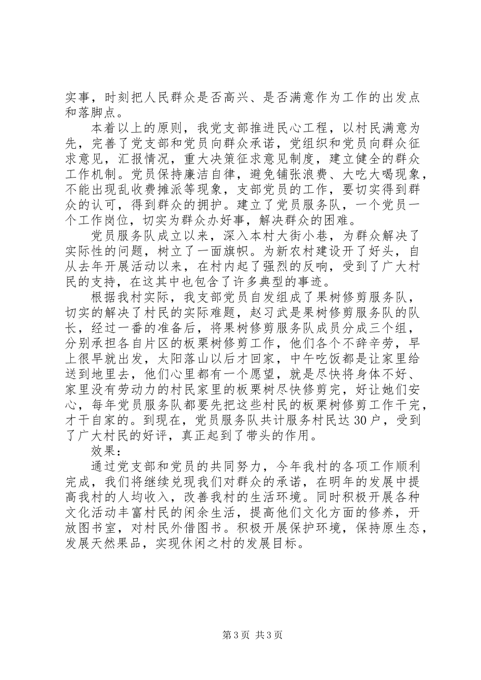 党员服务队工作总结 (2)_第3页