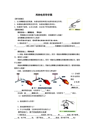 两种电荷导学案
