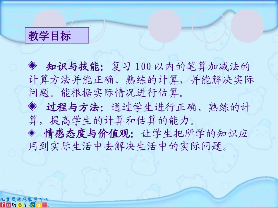 （人教新课标）加减法和表内乘法复习_第2页