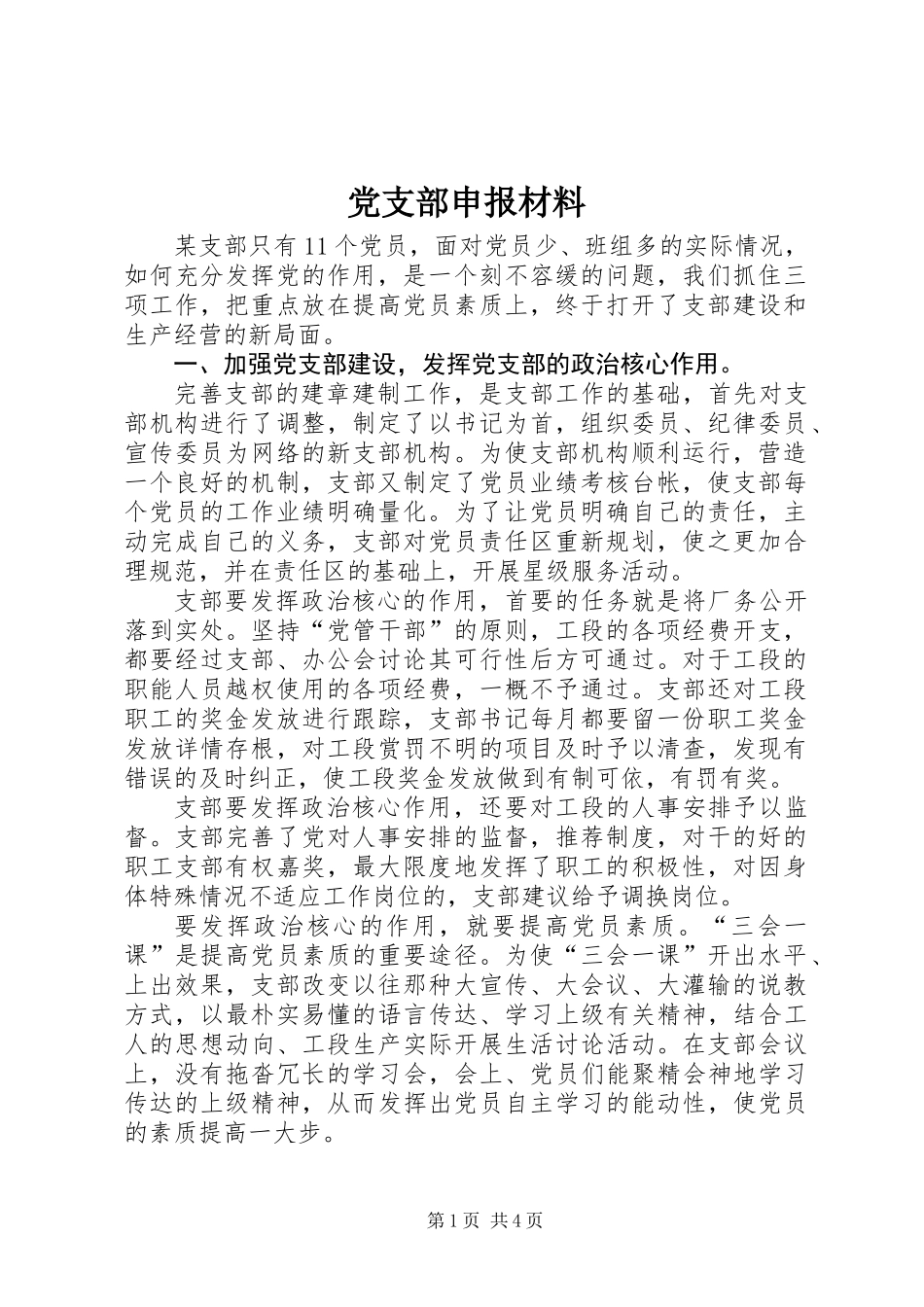党支部申报材料_第1页