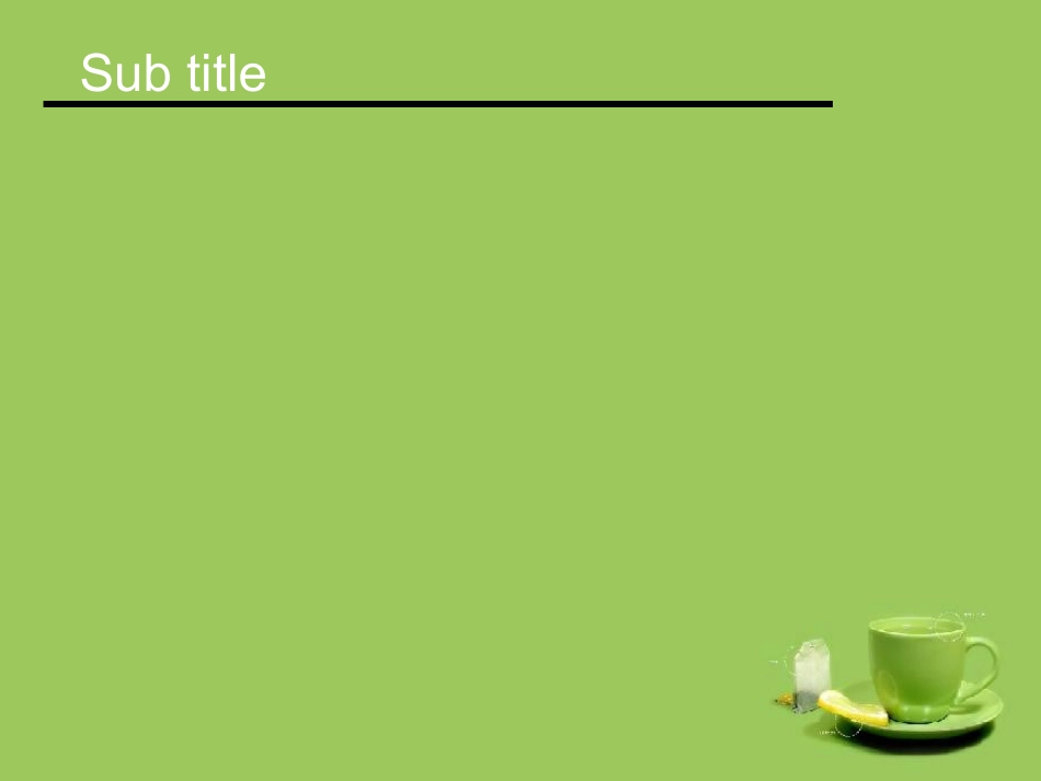 绿色清新简洁PPT模板 (2)_第3页