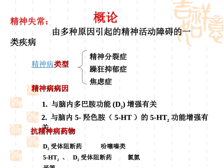 抗精神失常药-黄_第1页