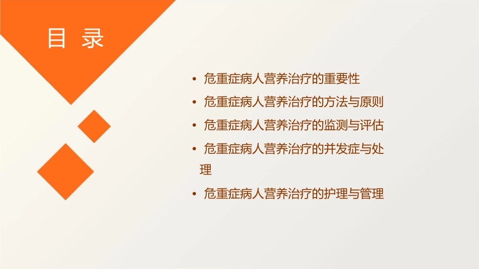 危重症病人营养治疗的监测小讲课护理课件_第2页